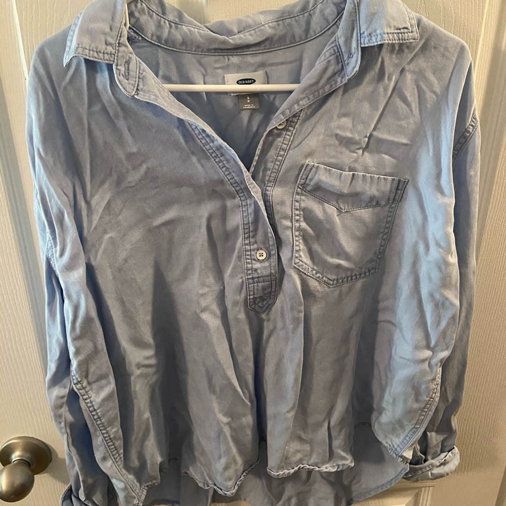 Old Navy chambray top
